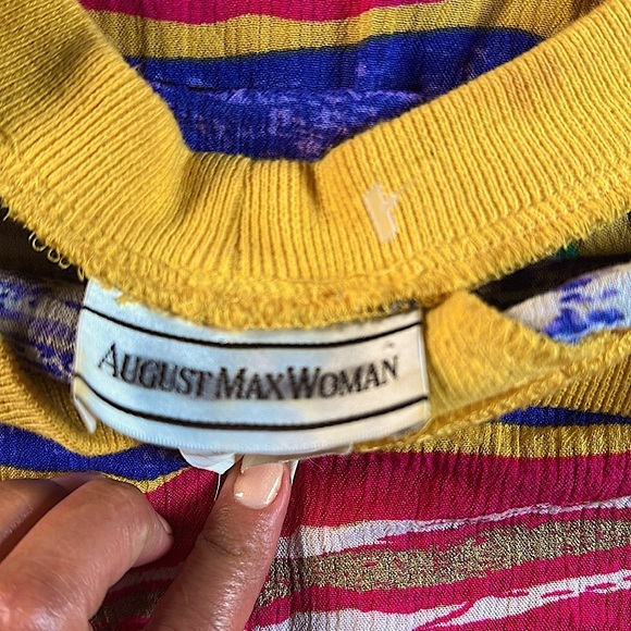 Chic Yellow and Pink Suit Jacket for a Stylish Look  Vintage 80” - Picture 2 of 8